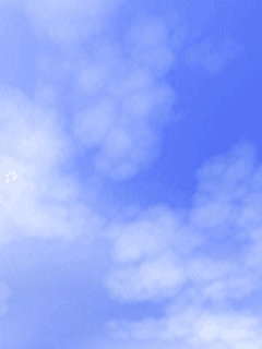 муха на облаках. 29 анимационаая картинка, гиф