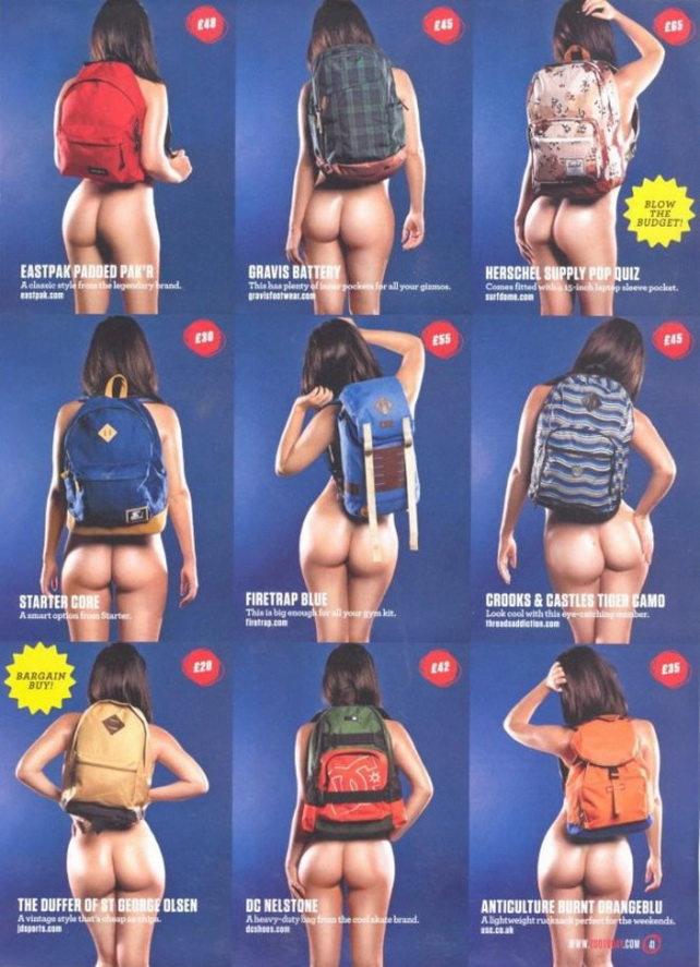 фото креативной рекламы реклама школьных рюкзачков