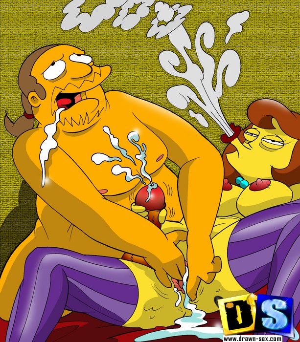 фистинг персонажей из Симпсонов 